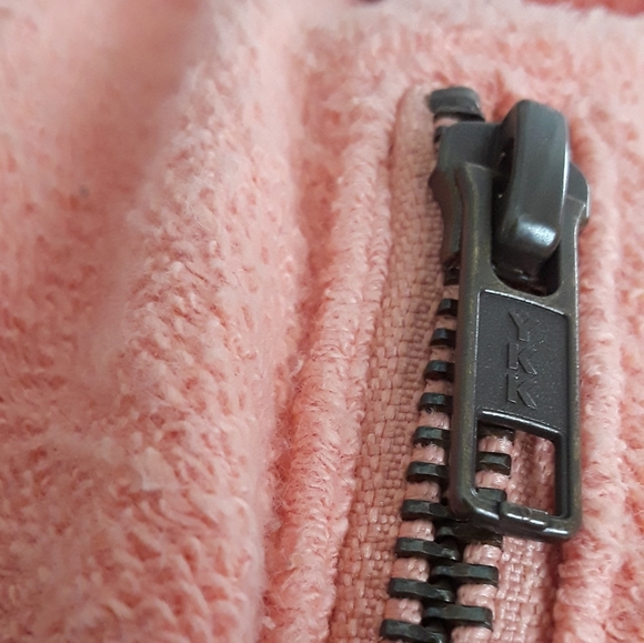 Anthropologie Cozy Peach Hooded Sweater XS - Picture 6 of 8